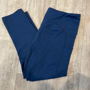 Zia Active Navy Pocket Light N Tight 20’ Leggings